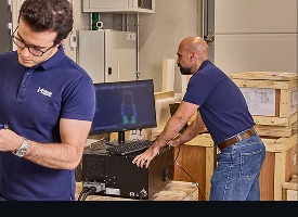 Mantis team working in the lab